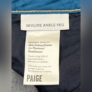 Paige‎ skyline ankle peg size 30 jeans